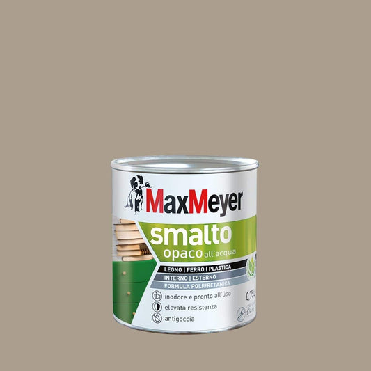 Bricocenter WATER-BASED POLYURETHANE ENAMEL DOVE GREY MATT 750 ML