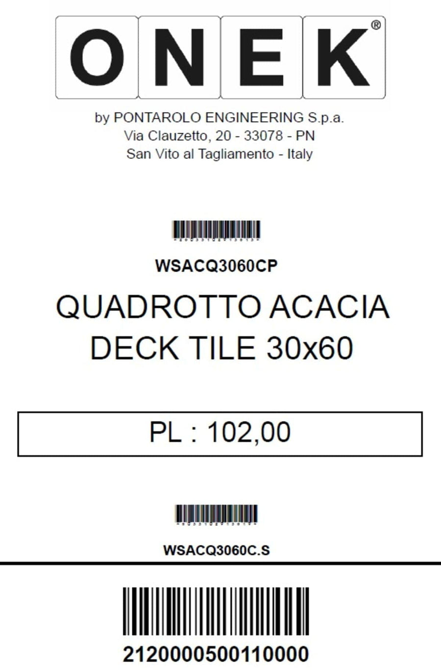 Bricocenter ACACIA TILE 30X60CM