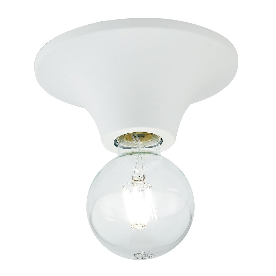 VESEVUS CEILING LAMP PLASTIC WHITE D18 E27=60W - best price from Maltashopper.com BR420005027