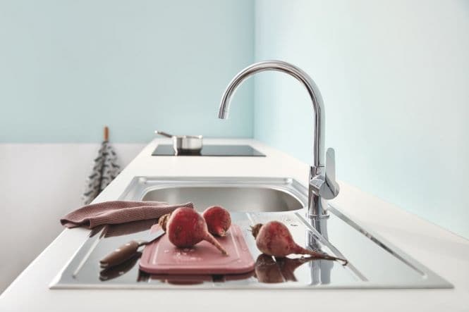Bricocenter SINK MIXER GROHE START CLOVA HIGH SPOUT