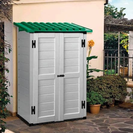 GARDEN SHED TUSCANY GG 100.2P 139X95 H.201 GREY - best price from Maltashopper.com BR500013783