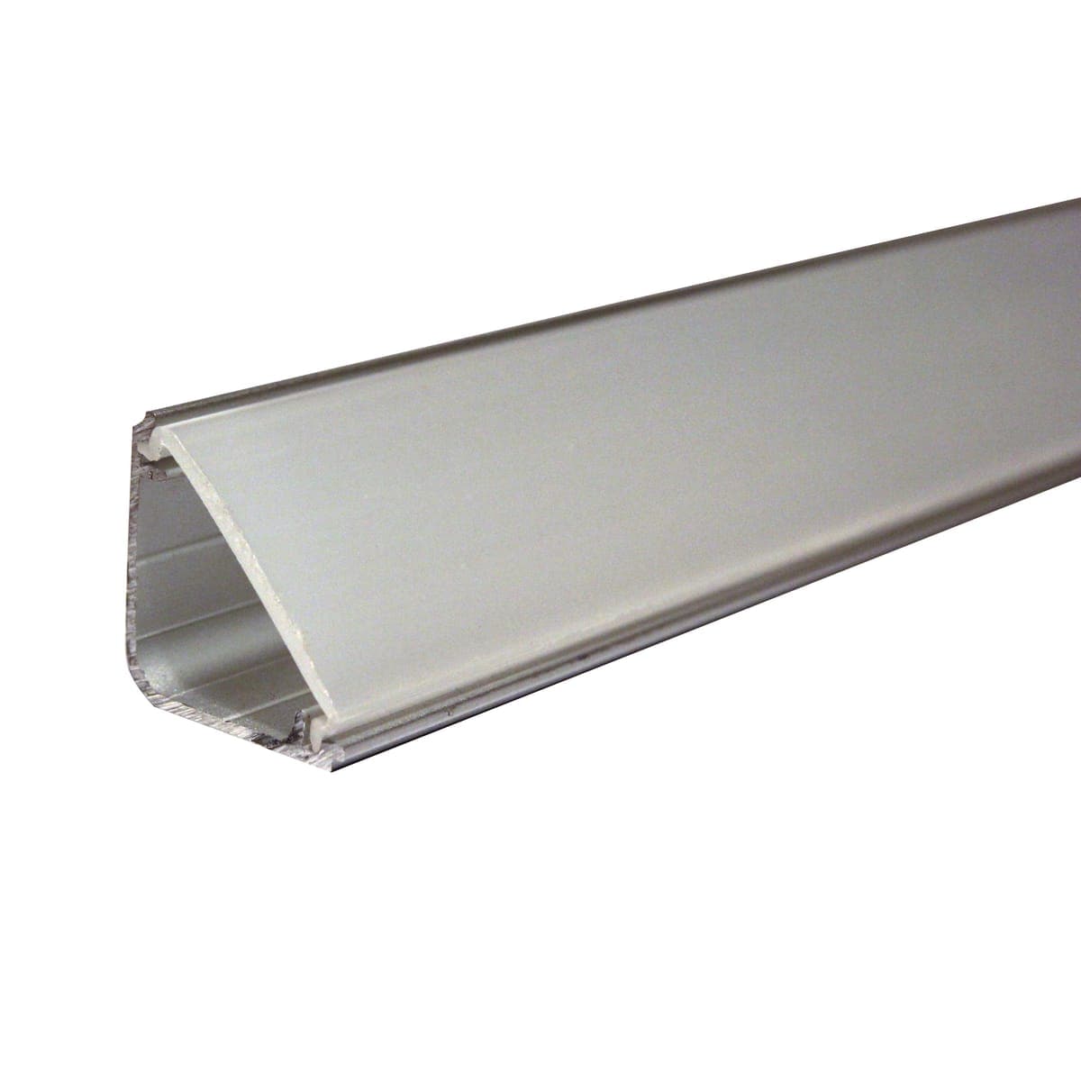 2 M PROFILE FOR LED ALUMINIUM AND PVC SILVER - best price from Maltashopper.com BR410003759