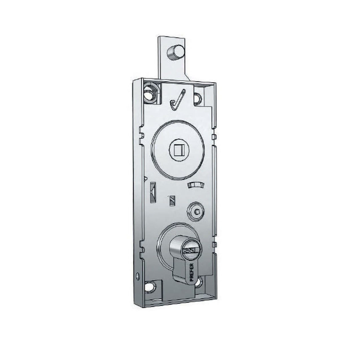 OVERHEAD DOOR LOCK RIGHT/LEFT 67 MM CENTRE DISTANCE ROUND STEEL CYLINDER Z - best price from Maltashopper.com BR410000986