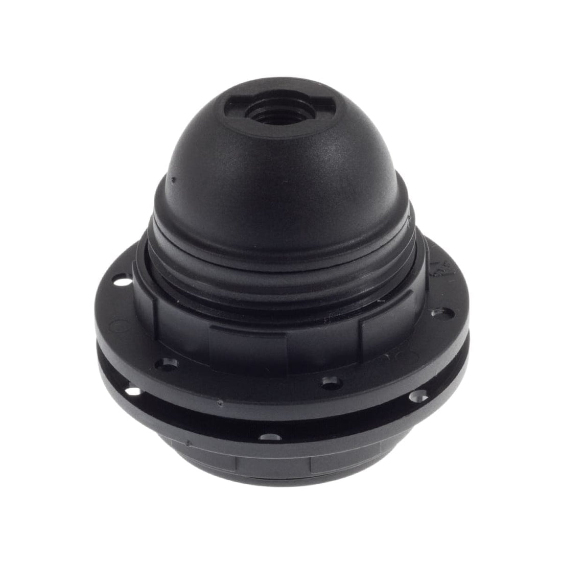 E27 LAMP HOLDER WITH BLACK RING NUT - best price from Maltashopper.com BR420003925