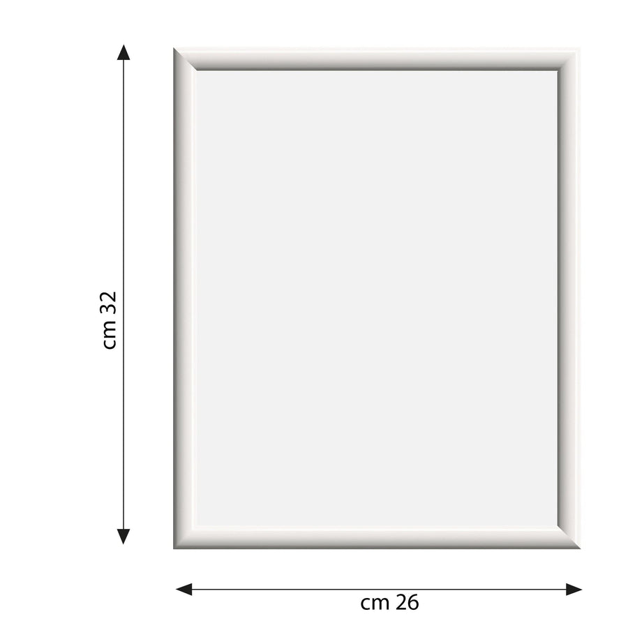 BOMBERINO 24X30 CM FRAME WHITE WOOD - best price from Maltashopper.com BR480001756