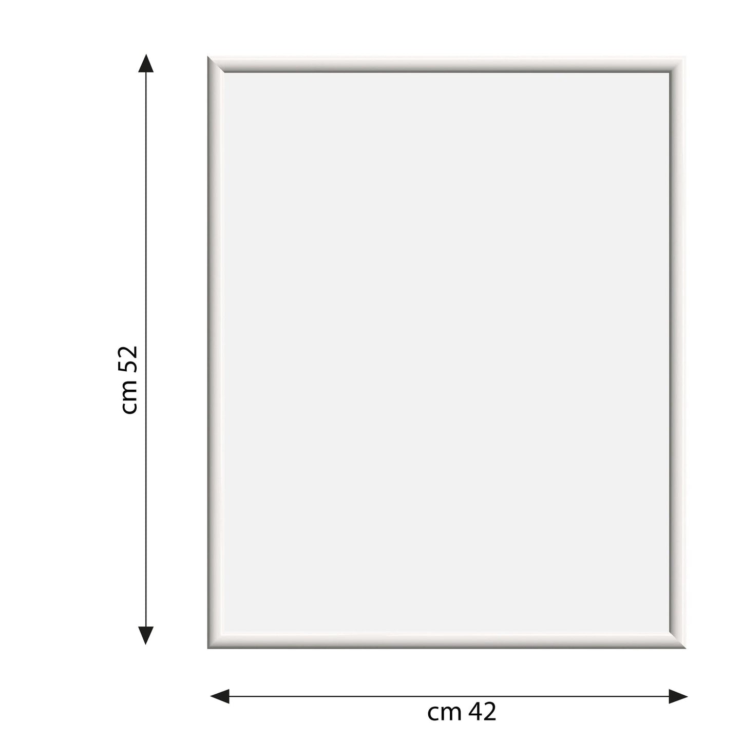 BOMBERINO FRAME 40X50 CM WHITE WOOD - best price from Maltashopper.com BR480001969