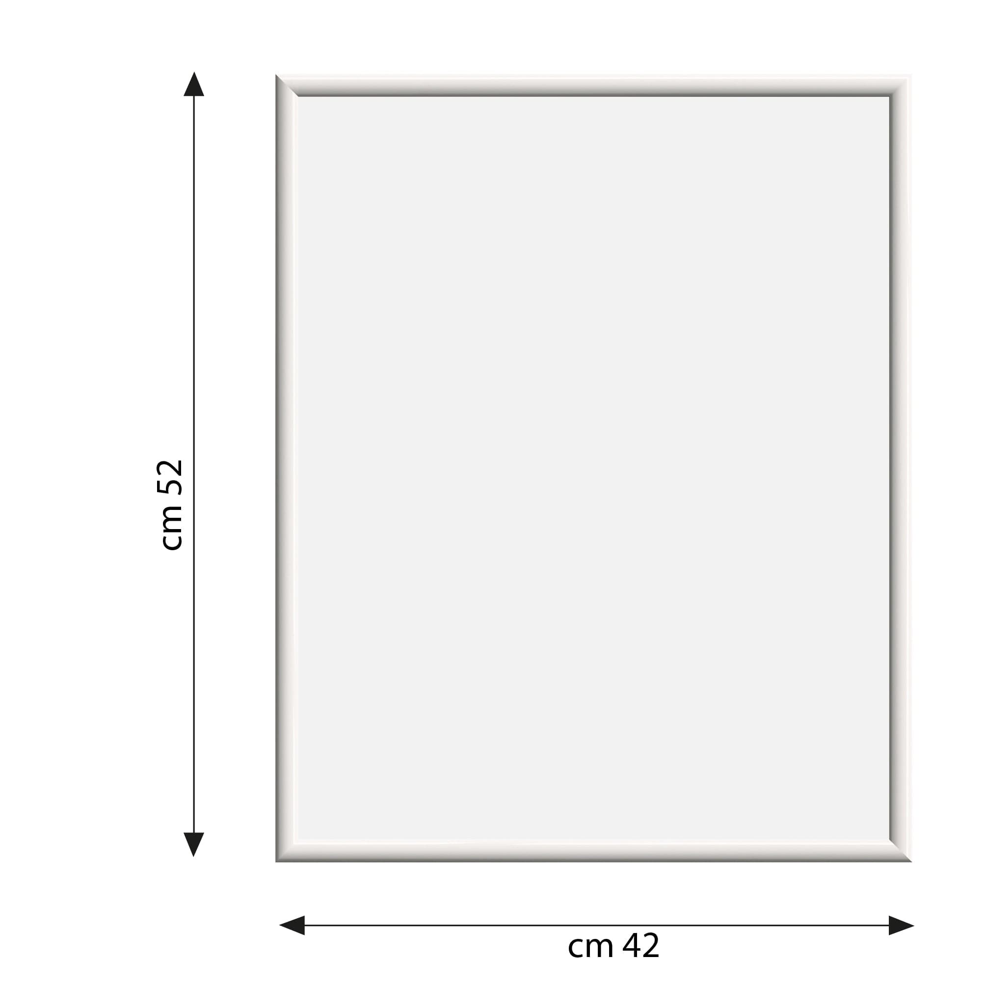 BOMBERINO FRAME 40X50 CM WHITE WOOD - best price from Maltashopper.com BR480001969