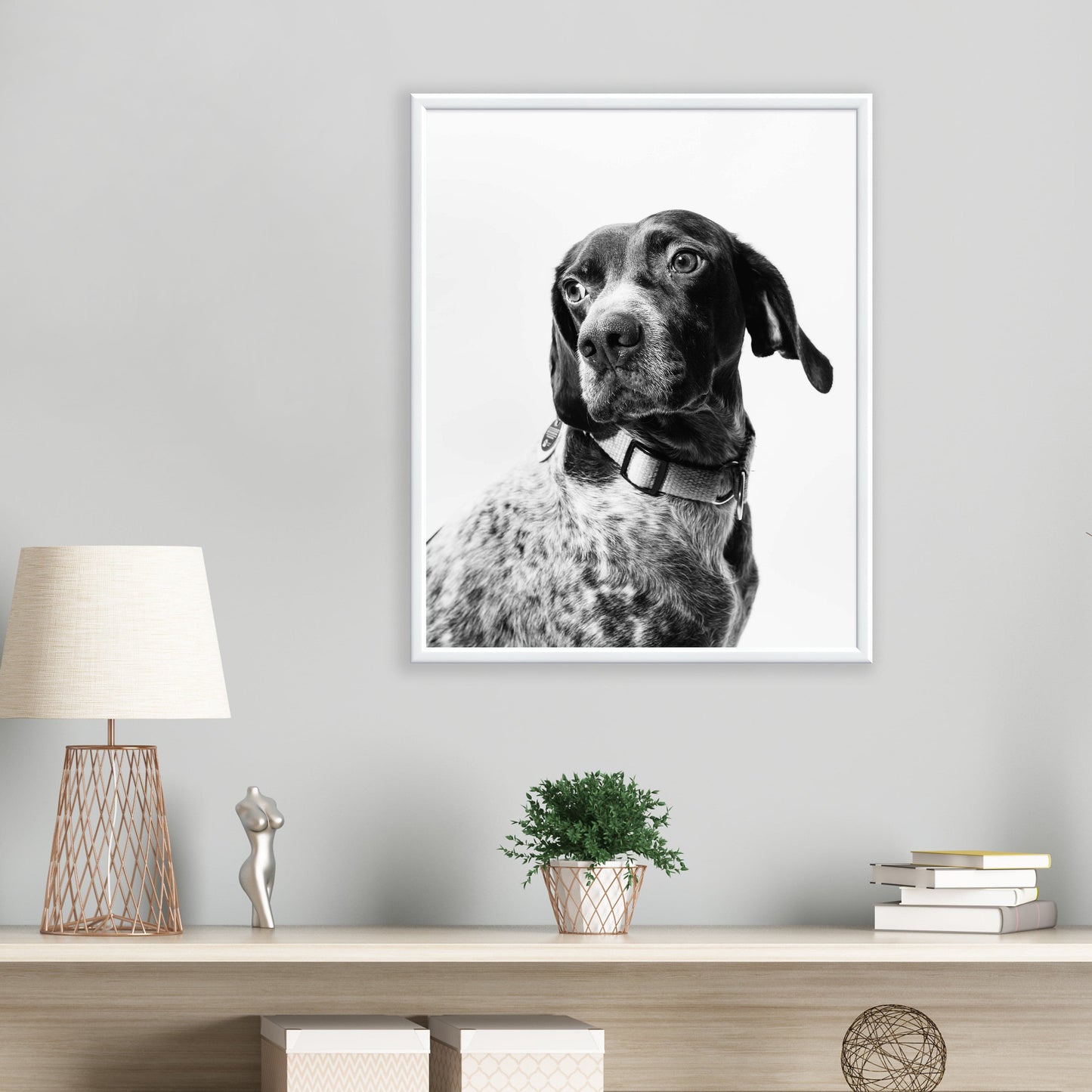 BOMBERINO 24X30 CM FRAME WHITE WOOD