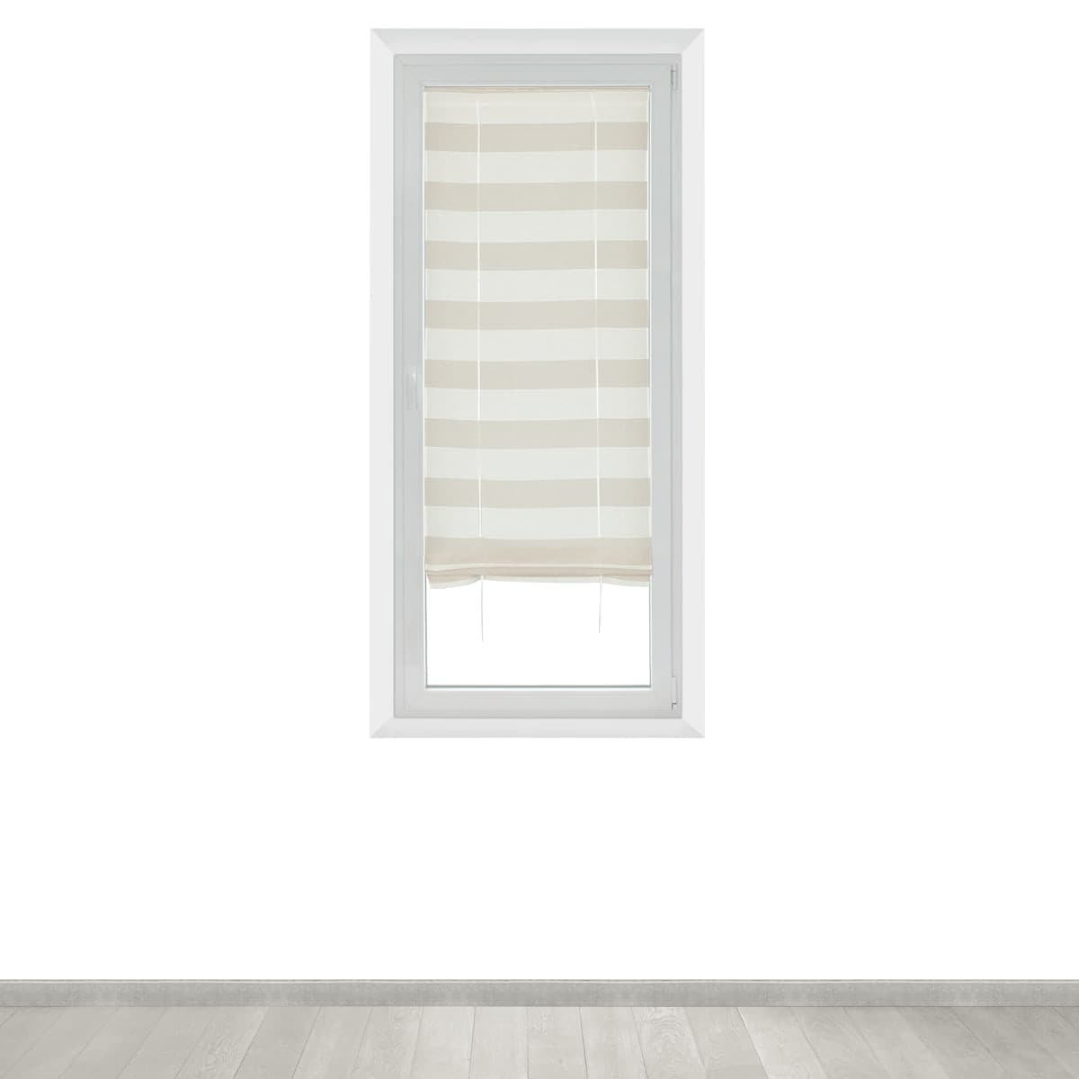 MOLLY BEIGE ADJUSTABLE CURTAIN 58X175 CM - best price from Maltashopper.com BR480006828