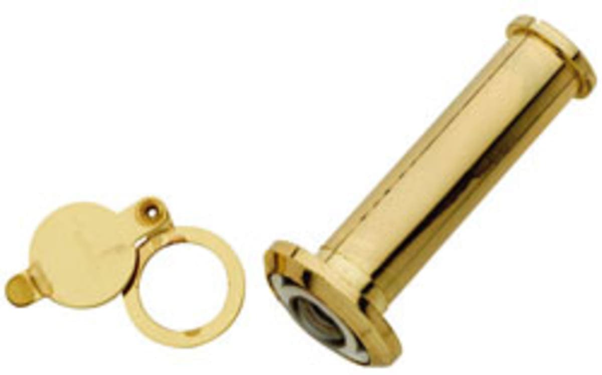 Bricocenter PEEPHOLE 50X82 MM DIAMETER 14 MM BRASS-PLATED STEEL