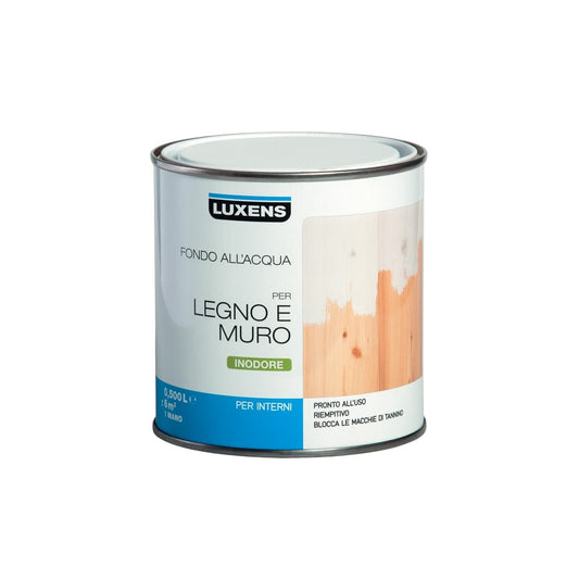 Bricocenter LUXENS WOOD PRIMER/WATER WHITE 500ML