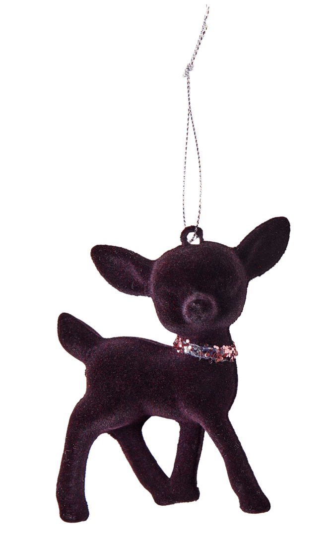 Casa FELINE Hanging decoration after viola, H 9 x W 7 x D 2,2 cm