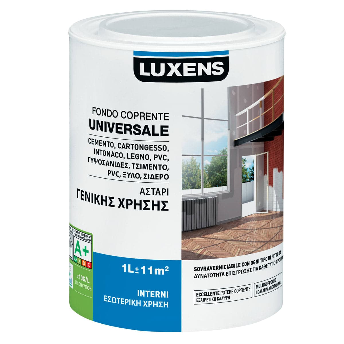 Bricocenter UNIVERSAL WATER-BASED PRIMER WHITE 1L LUXENS