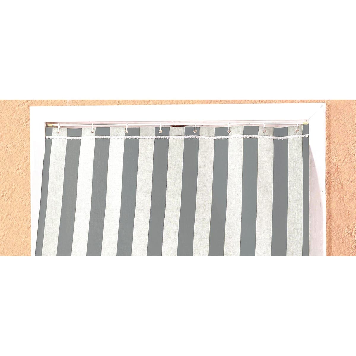 CARIBBEAN BALCONY AWNING 140X300 R/GREYC/HOOKS - best price from Maltashopper.com BR440002941