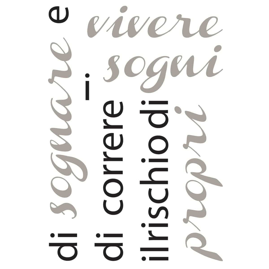 Bricocenter STICKER WORDS UP LIVE YOUR OWN 47.5X70 CM