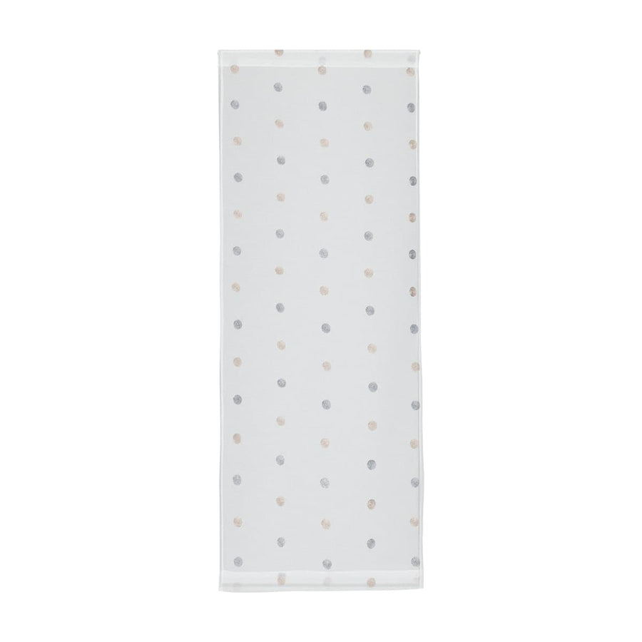 Bricocenter CHLOE CURTAIN WHITE WITH BRONZE POLKA DOTS 60X140 CM