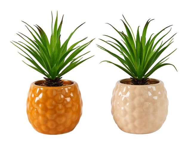 PINA Potted pineapple artificial plant - best price from Maltashopper.com CS668822