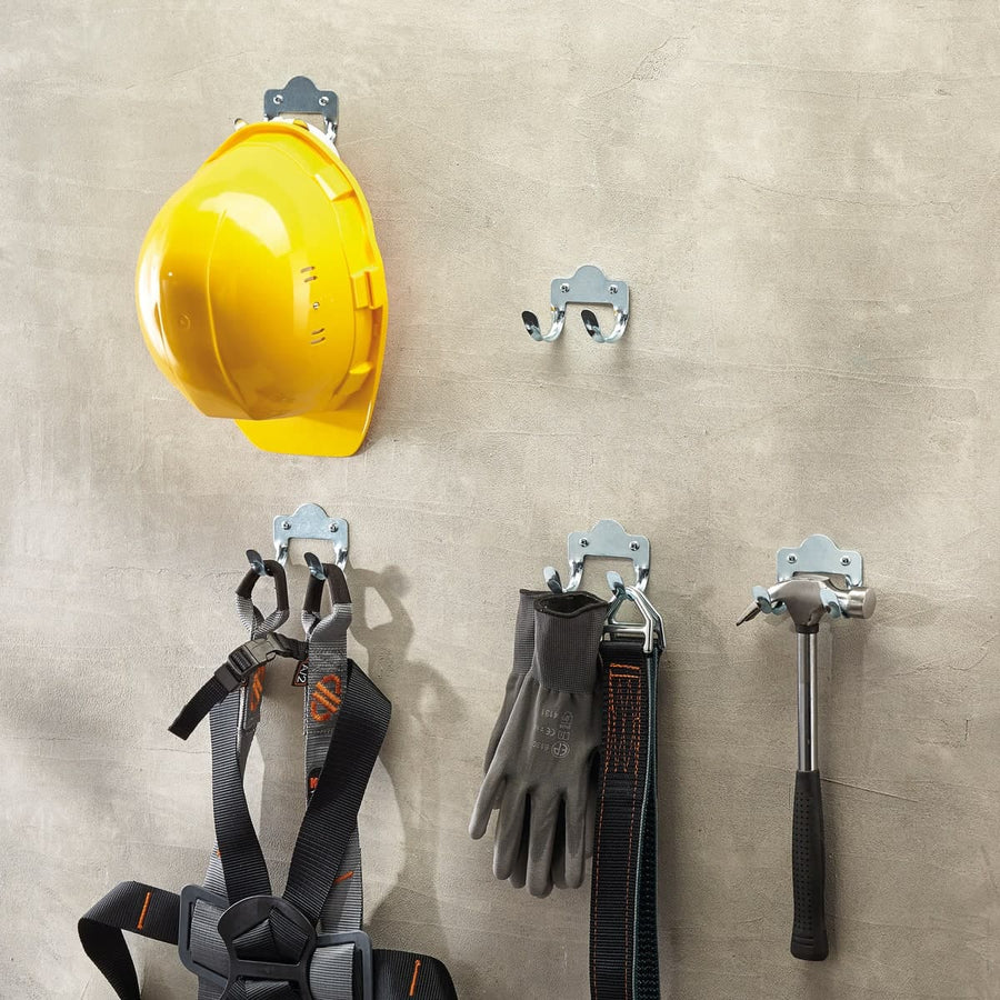 SET 5 DOUBLE HOOKS CAPACITY 20 KG H 6 CM - best price from Maltashopper.com BR410006439