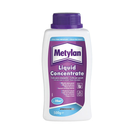 Bricocenter WALLPAPER GLUE OF VARIOUS TYPES METYLAN LIQUID CONCENTRATE 500GR