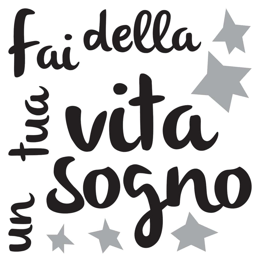 Bricocenter STICKER WORDS UP DREAM AND REALITY 31.5X34 CM