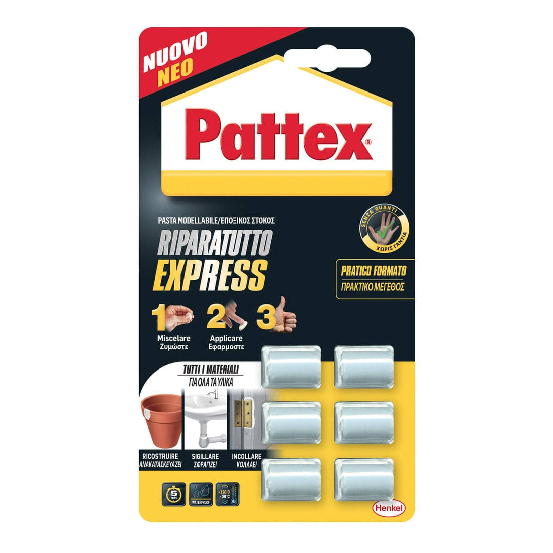 PATTEX EXPRES SINGLE-DOSE REPAIR GLUE - best price from Maltashopper.com BR470990337