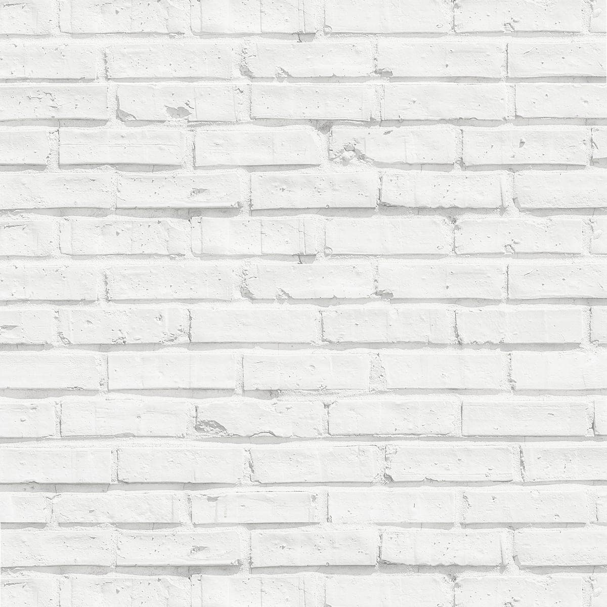 STICKER KITCHEN PANEL WHITE BRICKS 47.5X70 CM