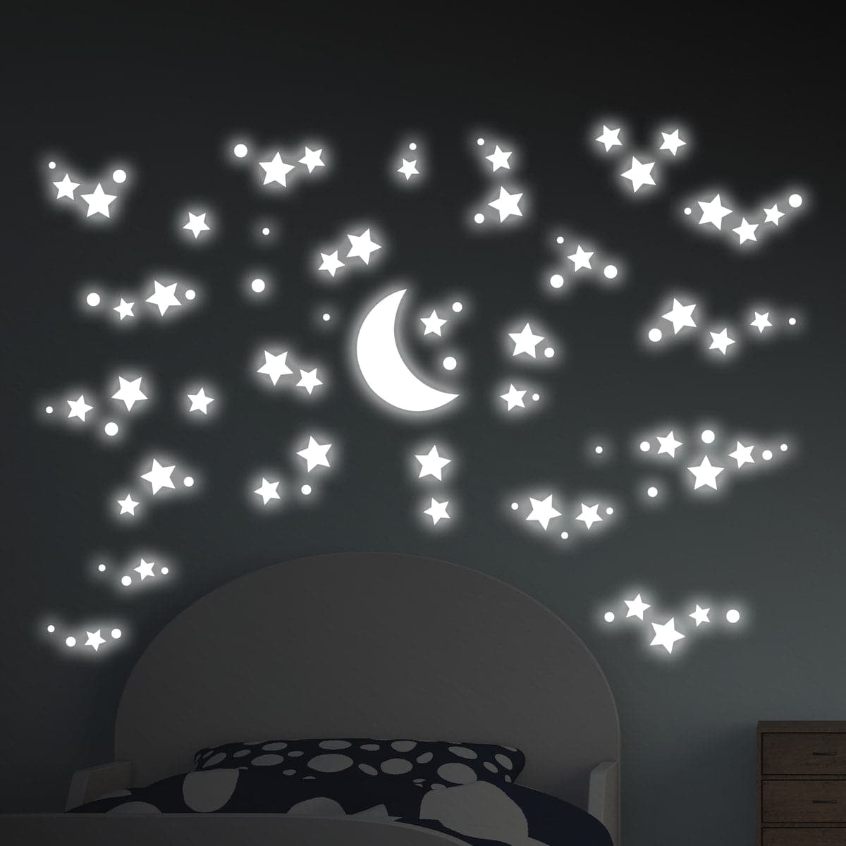 STARRY NIGHT STICKER 47.5X67 CM | Best Price at Maltashopper.com