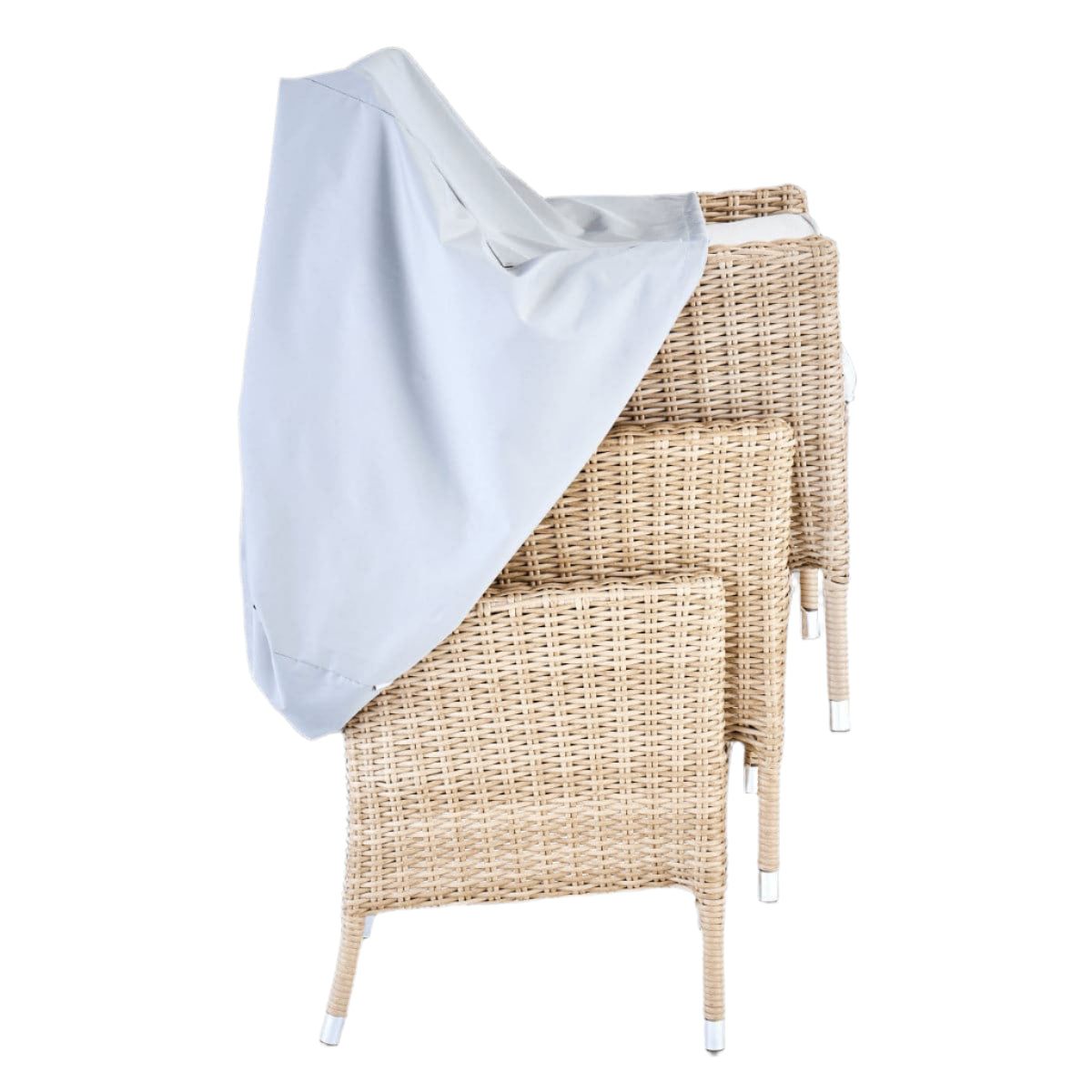Bricocenter COVER FOR STACKABLE CHAIRS 66X66X105/70 LIGHT GREY
