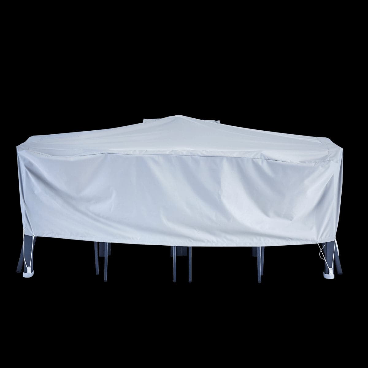 Bricocenter COVER FOR RECTANGULAR TABLE 200X130X60 LIGHT GREY
