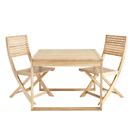 SOLIS NATIERAL - Folding chair - Wood Acacia 42x56xh91 - Premium Garden Chairs from Bricocenter - Just €44.99! Shop now at Maltashopper.com