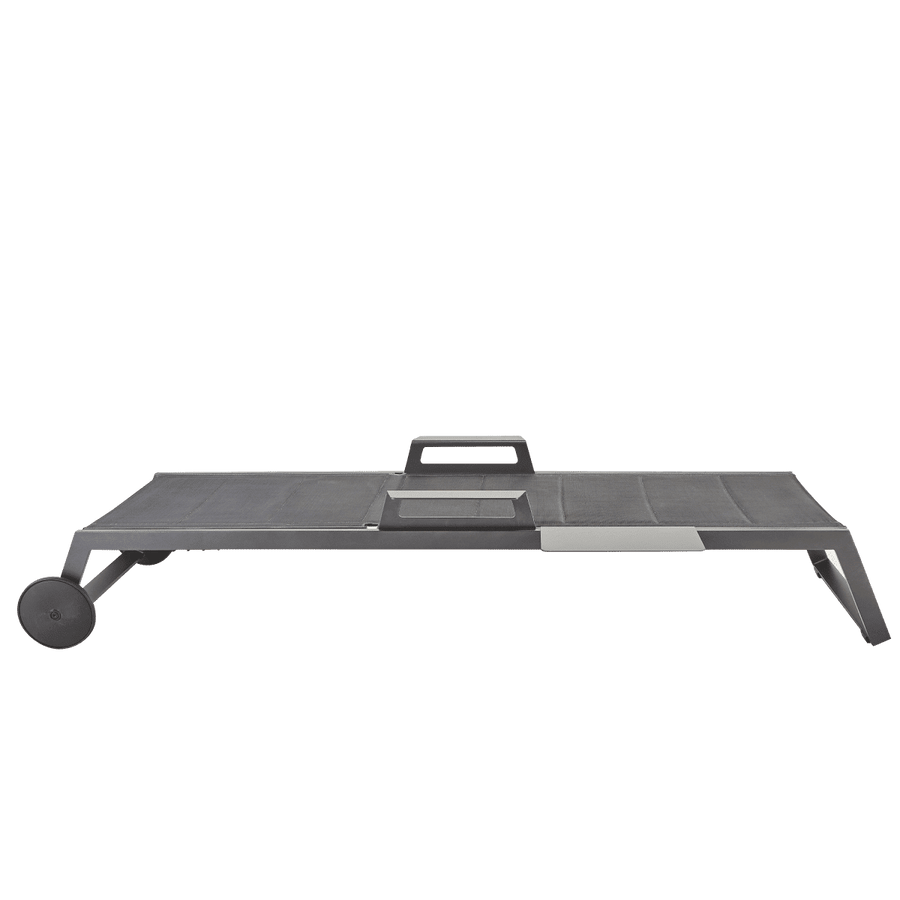 Bricocenter BED ODYSSEA II NATERIAL Aluminum, textilene, padded, anthracite