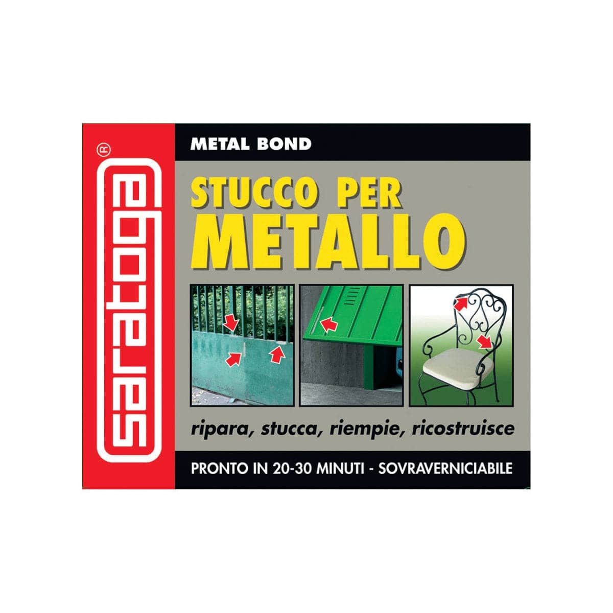 Bricocenter TWO-COMPONENT METAL PUTTY 125 ML