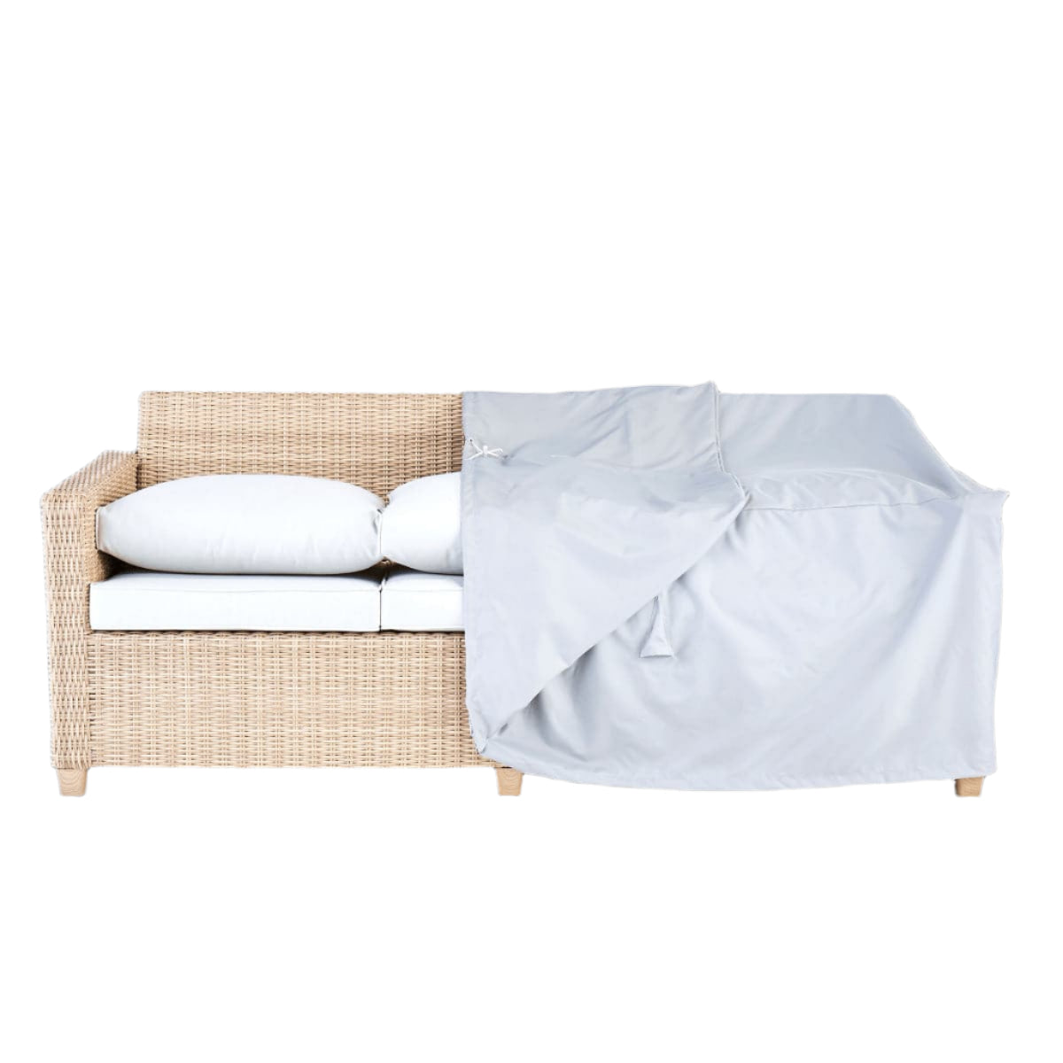 3-SEATER SOFA COVER 205X75X60CM LIGHT GREY - best price from Maltashopper.com BR500013671