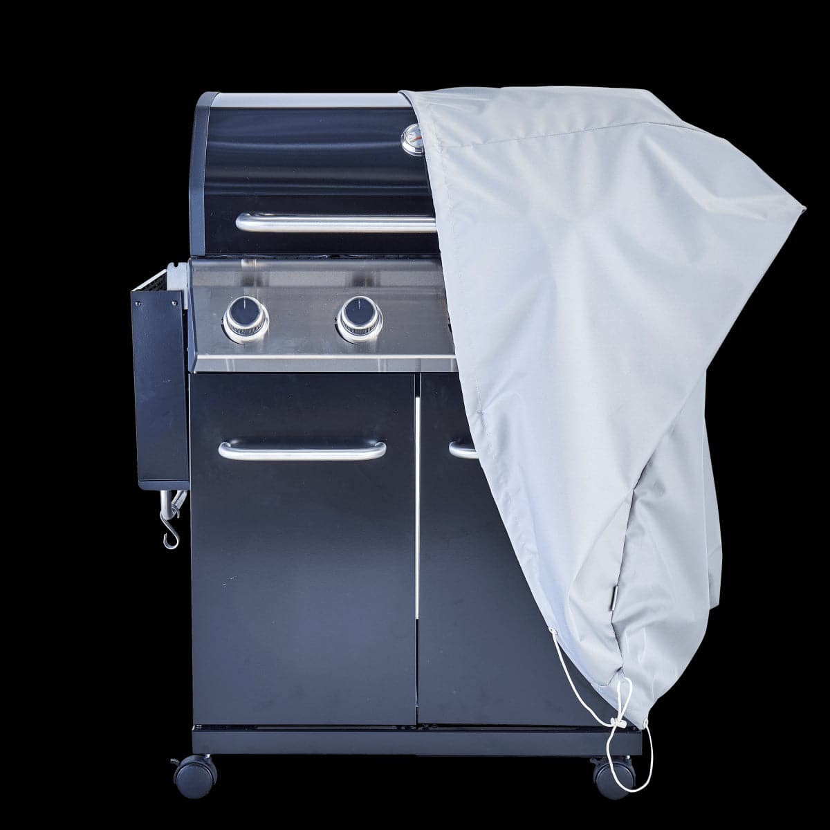 COVER FOR GAS BBQ WITH 4 BURNERS 96X57X97CM LIGHT GREY