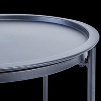 COFFEE TABLE WITH TRAY FUNCTION NATERIAL 45X53 ANTHRACITE - best price from Maltashopper.com BR500013639