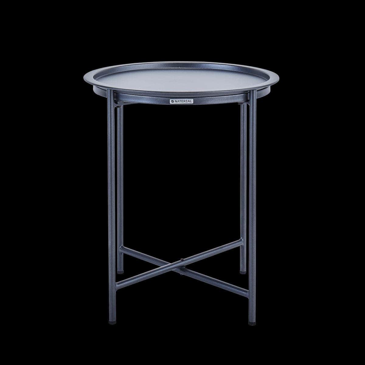 Bricocenter COFFEE TABLE WITH TRAY FUNCTION NATERIAL 45X53 ANTHRACITE