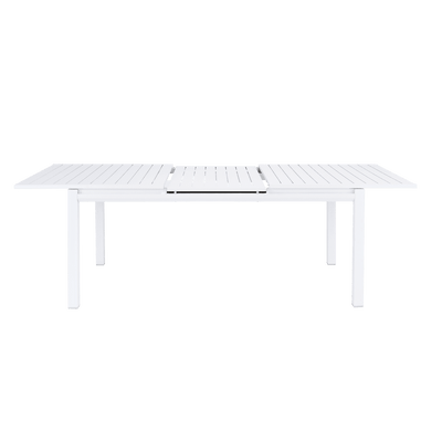ODYSSEA II EASY NATERIAL Table 180/240X100 white aluminum - best price from Maltashopper.com BR500013567