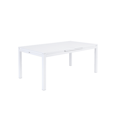 ODYSSEA II EASY NATERIAL Table 180/240X100 white aluminum - best price from Maltashopper.com BR500013567