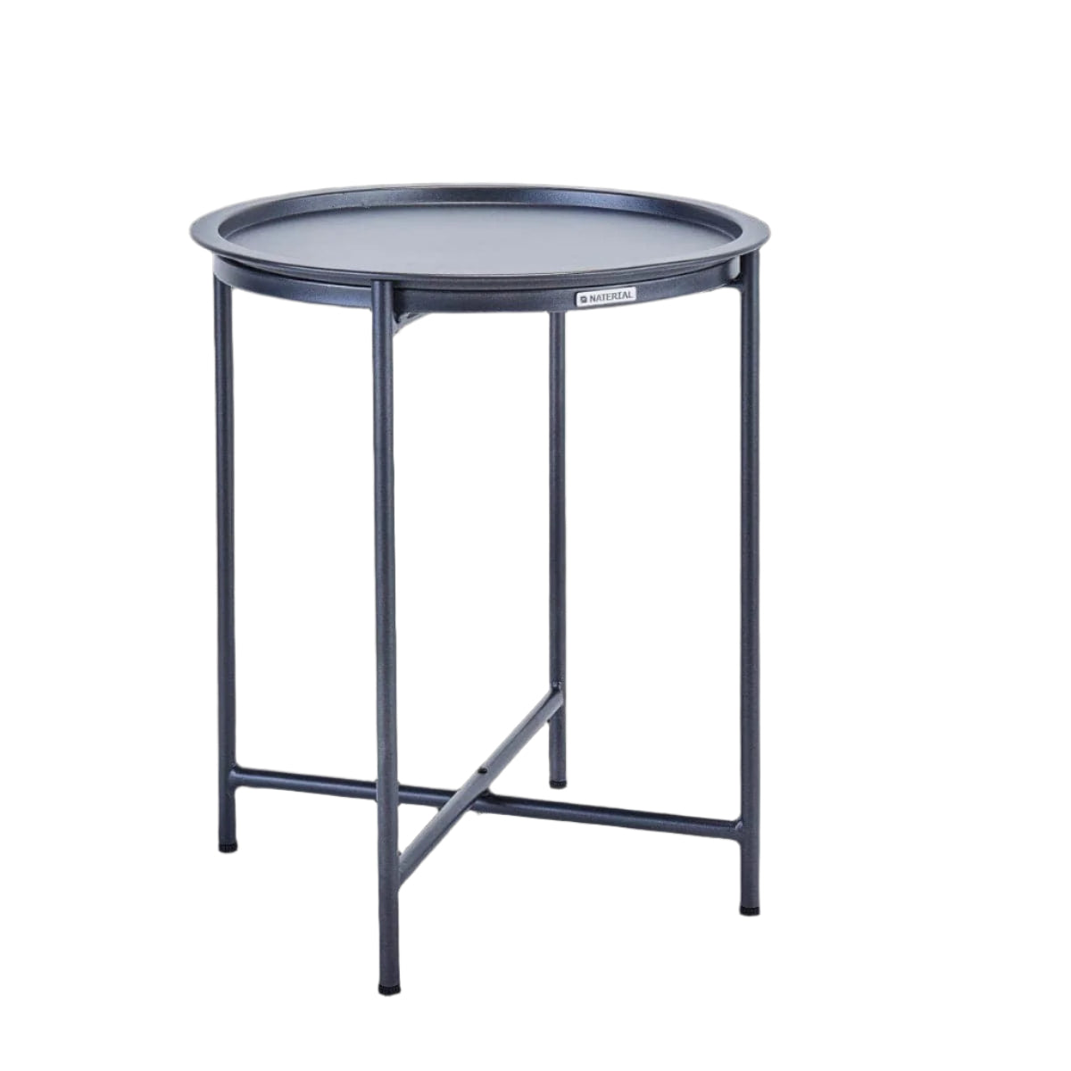 Bricocenter COFFEE TABLE WITH TRAY FUNCTION NATERIAL 45X53 ANTHRACITE