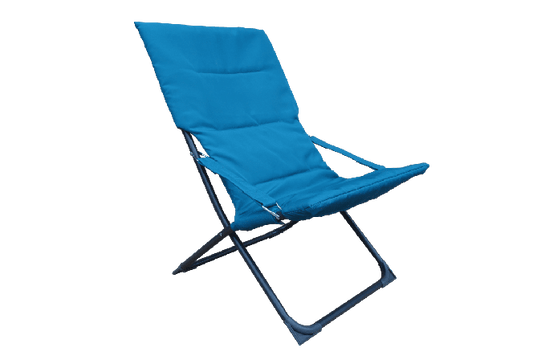 Bricocenter RELAXATION CHAIR MARSELLA Blue, polyester, steel