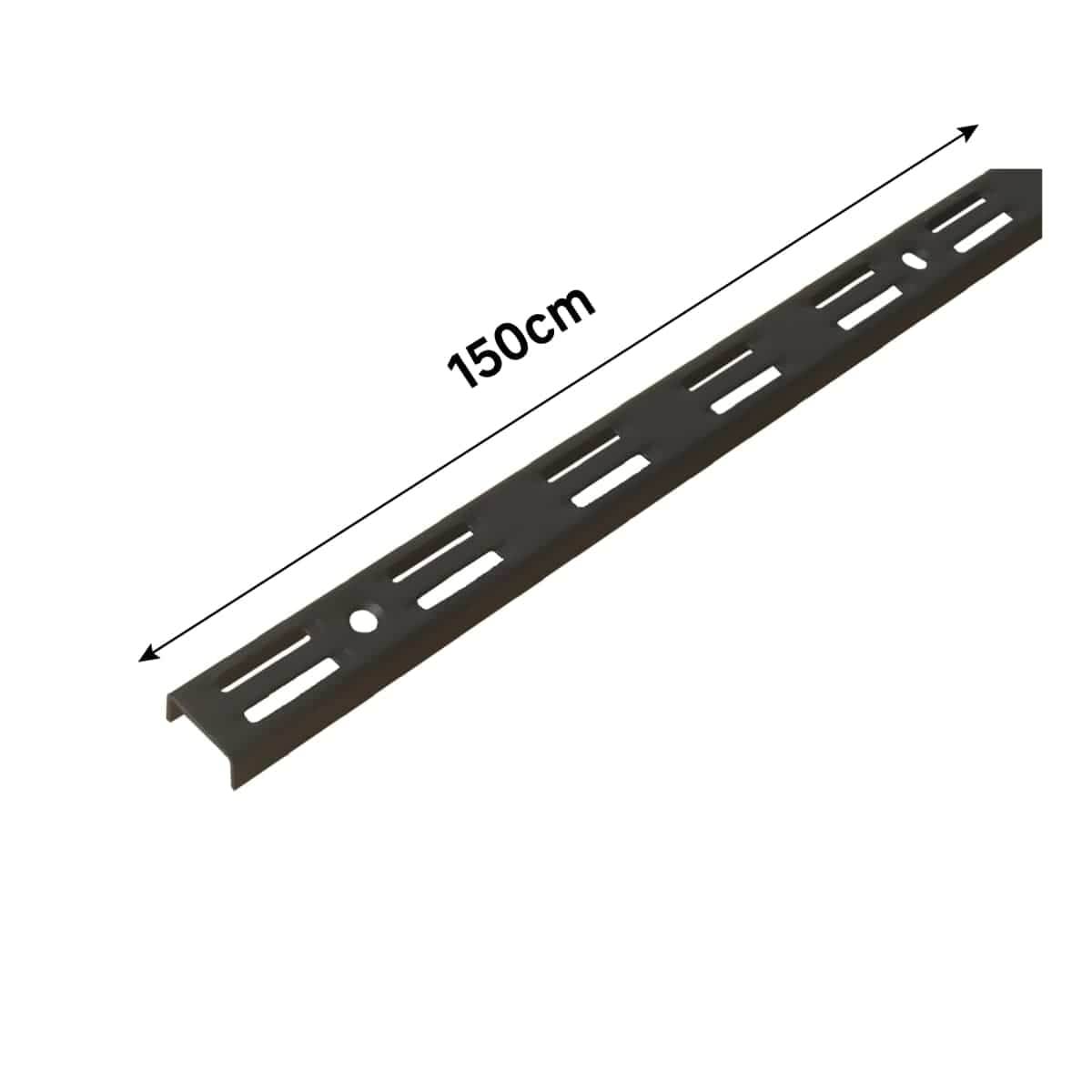 Bricocenter DOUBLE RACK 150CM MATT BLACK ADEO