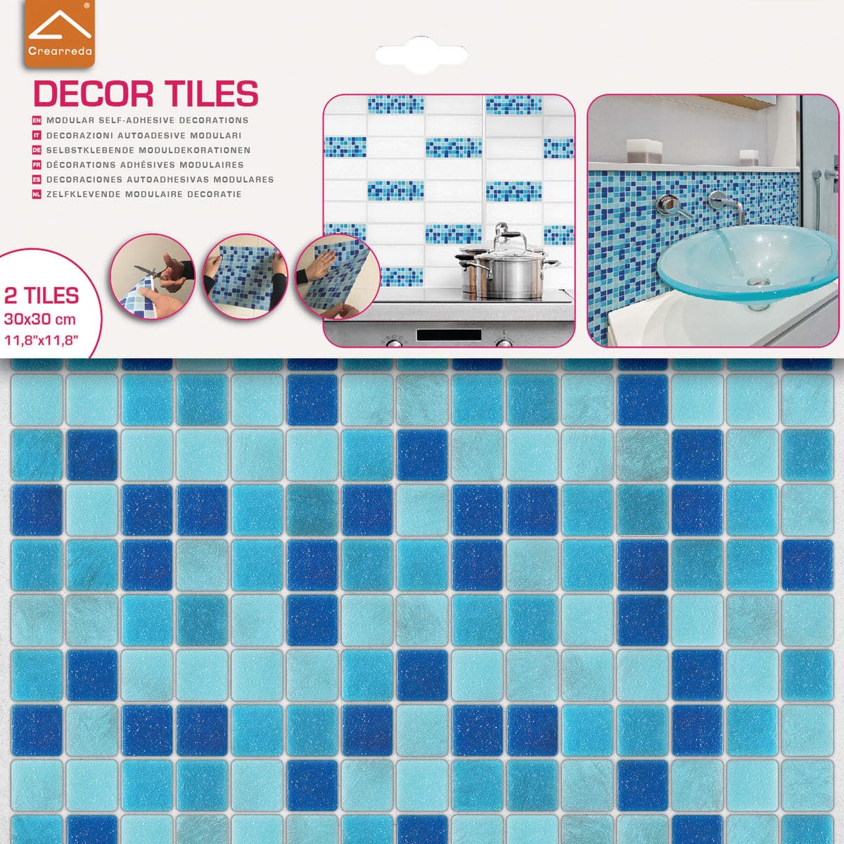 LIGHT BLUE TILE STICKER - best price from Maltashopper.com BR480008209