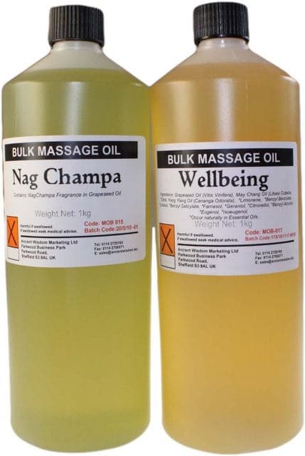 Wellbeing 1L Massage Oil - best price from Maltashopper.com MOB-17