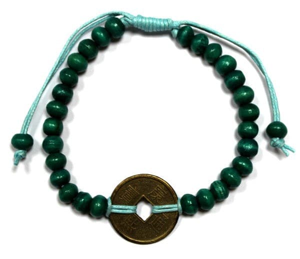 Good Luck Feng-Shui Bracelets - Green - best price from Maltashopper.com BFGX-02