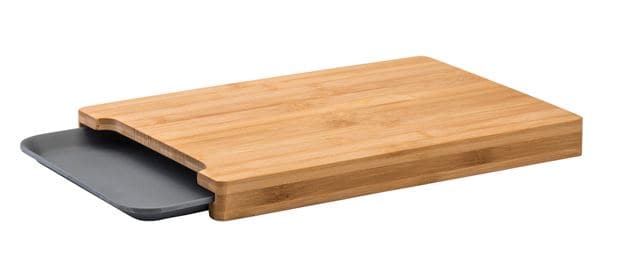 BAMBOO Natural gray juice collection board H 3 x W 38 x D 26 cm - best price from Maltashopper.com CS664146