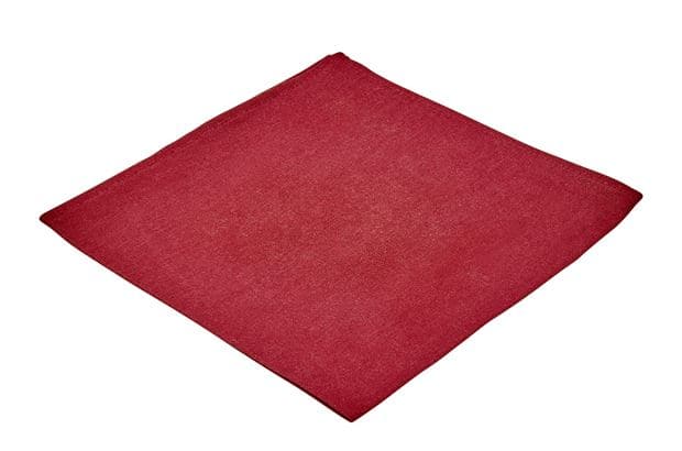 UNILINE Dark red napkin W 43 x L 43 cm - best price from Maltashopper.com CS667534