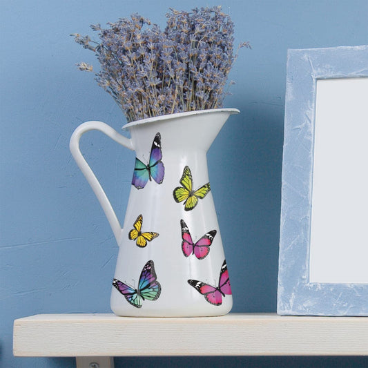 COLOURFUL BUTTERFLIES CERAMIC STICKER 15.5X34 CM - best price from Maltashopper.com BR480000364