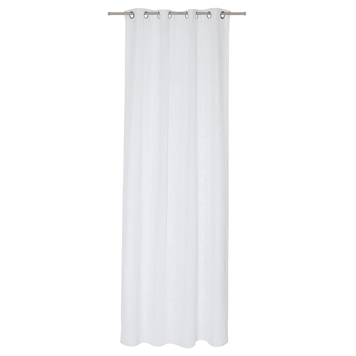 INFINI WHITE OPAQUE CURTAIN 140X280 CM WITH EYELETS - best price from Maltashopper.com BR480007998
