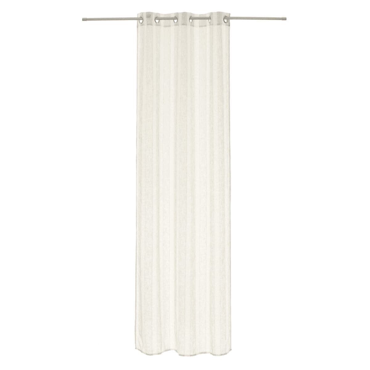 Bricocenter VANESSA GREY STONE FILTER CURTAIN 140X280 WITH EYELETS