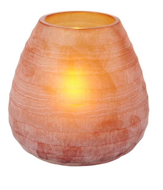 SANDY Partylight orange H 15 cm - Ø 15 cm - best price from Maltashopper.com CS662179